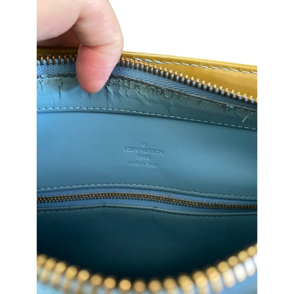 LOUIS VUITTON Monogram Green Vernis Houston Tote - Picture 10 of 13